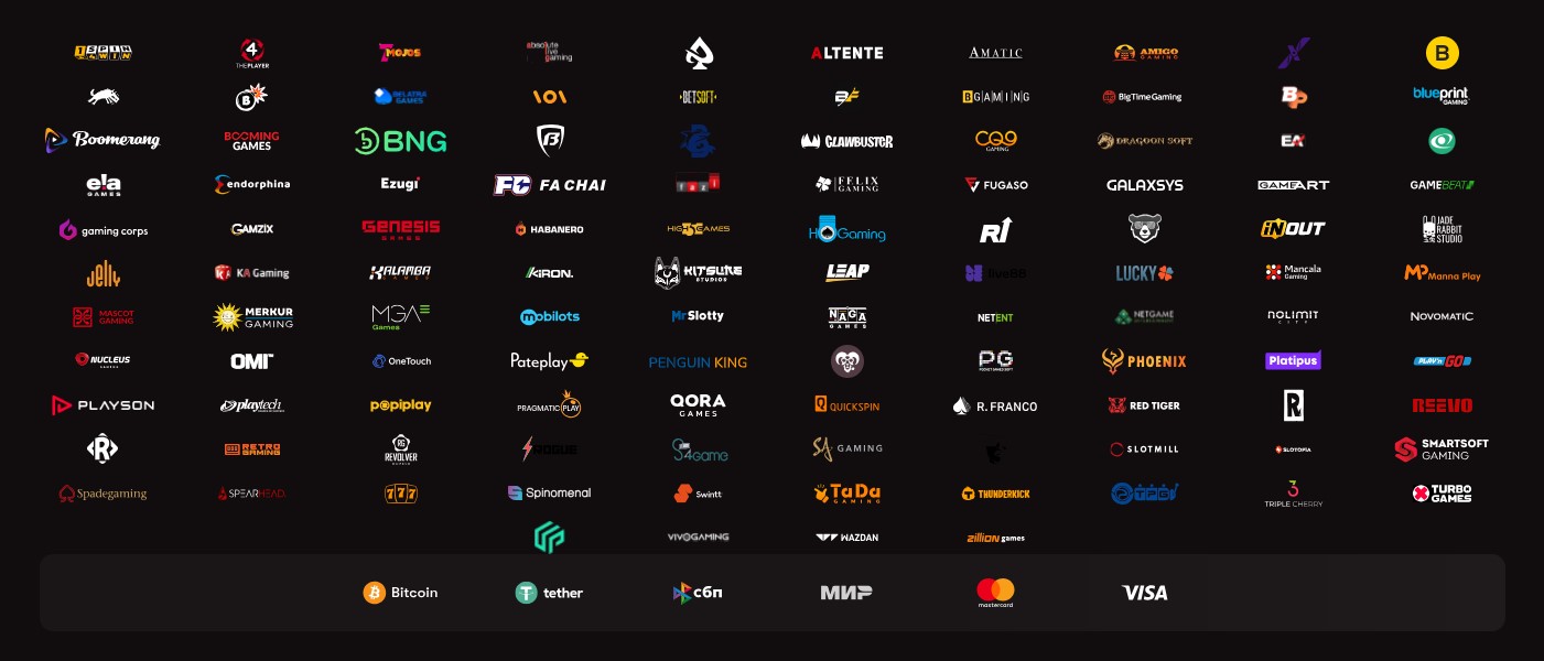 Провайдеры и способы оплаты в казино
